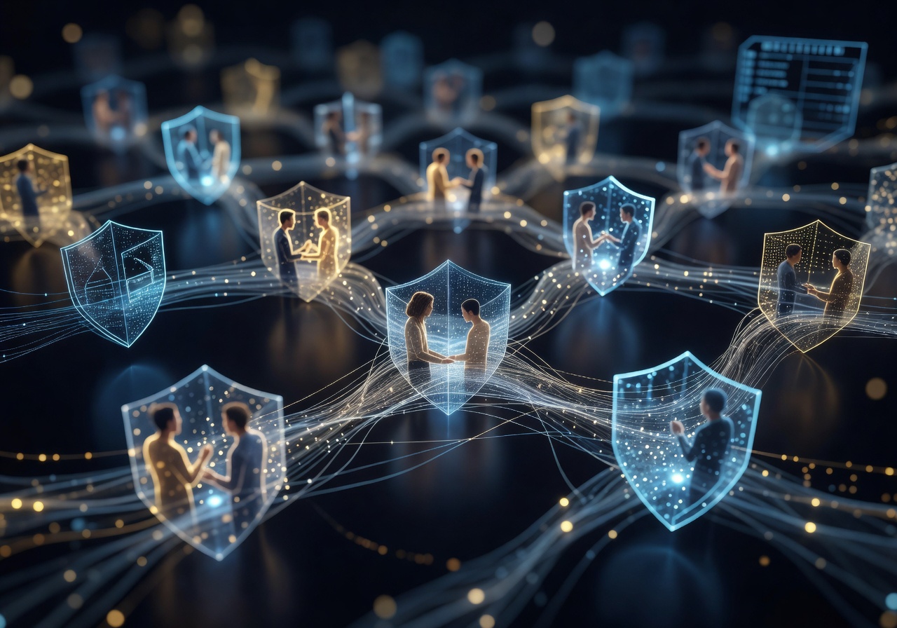 Secure Social Environment data protection background